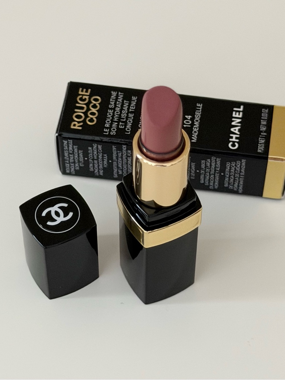NEW Chanel Mini Lipstick, 104 Mademoiselle